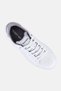 Women Brand Logo Lace Up Casual Shoes, White - 3