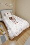 Little Rabbit Friend Patterned Single Duvet and Pillowcase - 3