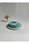 Water Green Braided Pleated Crown Hair Band - 3