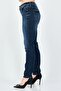 Women Regular Fit Washed Denim Jean, Blue - 2