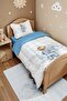Little Dino Friend Patterned Single Duvet and Pillowcase - 4