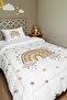 Mother Earth Rainbow Patterned Single Duvet and Pillowcase