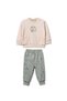 100% Organic Cotton ,Baby Tracksuit Set – Long Sleeve Sweatshirt & Pants Set – Organic Baby Set