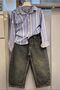 2-Piece Jeans & Linen Shirts Set - Age 5/14 - 31679 - 3