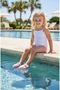Tobby Gloss Flor Spanish, Girl Child Sandals, Non-Slip Sole , Soft Silicone - 6