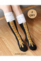 2 Pairs of Chicken Leg Patterned Knee-Length Women's Socks