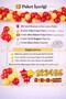 Yellow Red Flag Star Age Balloon Happy Birthday Birthday Balloon Decoration Set Party Decoration - 2