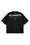 تي شيرت ALL SAINT BASIC مطبوع Boxy Fit ذو مقاس كبير للجنسين مصنوع من قماش سميك (240 جرامًا لكل متر مربع) - 2
