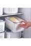 3-Pack Fridge Storage Containers with Lids & Strainer, BPA-Free| Veg/Fruit/Meat|850+1750+3300ml - 2