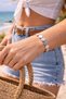 Luxury Bracelet with Silver Disk Detail - 2