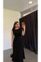Kol Tie-Detail Midi Dress Black - 2