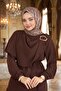 Side Buckled Trousers Aerobin Set Brown HM2901 - 4