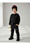 Boy's Snow Written Sweatpants with Elastic Waist and Cuffs