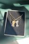 Steel Hourglass Necklace - 4