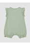 Timeless Clothing & Timeless Choices Baby Girl Ruffled Combed Cotton Romper 3-Piece Set - 3