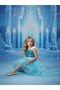 Girl's Short Front and Long Back Frozen Evening Dress - 3