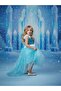 Girl's Short Front and Long Back Frozen Evening Dress - 4