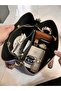 Gold Ring Detailed Drawstring Design Women's Armlet and Clutch Bag - 6