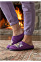 Comfortable Sole with Heart and Teddy Bear Motif Home Garden Balcony Bundle Dowry Slippers