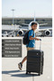 28-Inch Signature Hard Shell Luggage - 360° Spinner Wheels & Secure Lock (Matte Black) - 2