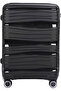 28-Inch Signature Hard Shell Luggage - 360° Spinner Wheels & Secure Lock (Matte Black)