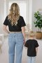 T-Shirt Unisex Child Mother Combination Oversized – Mother & Child Twin T-Shirt White Meow Print (Single Price) - 2