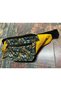 Unisex Waterproof Waist Bag - Tropical Print Yellow Shoulder Bag - Adjustable Strap Pcs - 5