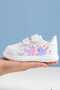 Rainbow Cute Sweet Cat Animation Printed Boys and Girls Children's Sports Shoes with Sneakers Bands - 3