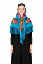 - Imperial Azure Russian Shawl - 3