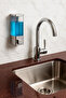 2 Pcs Refillable 350 ml Wall Mounted Manual Liquid Soap Dispenser with Adhesive or Screw-In Option M-53 - 5