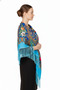 - Slavic Rose Shawl – Turquoise Edition - 3