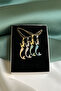 Zircon Stone Steel Mermaid Necklace - 4