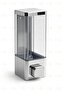 2 Pcs Refillable 350 ml Wall Mounted Manual Liquid Soap Dispenser with Adhesive or Screw-In Option M-53 - 6