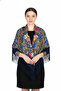 - Traditional Folk Shawl – Floral Pattern - 2