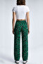 Comfortable Fit High Waist Wide-Leg Viscose Mix Women's Trousers - 4