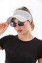 Women's Knitwear Stretchy Visor Hat - Tennis, Running, and Sports Sun Hat - 5