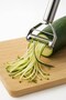 Jumbo Size Stainless Steel Turbo Julienne Vegetable and Fruit Peeler Practical Peeler Metal Vegetable Peeler 18cm - 8