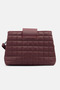 Women's Bag Burgundy Shoulder Strap Stylish Design Daily Women's Bag - 4