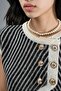 My Fashion Buttoned Textured Knitwear Short Vest - 5
