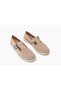 Beige Suede Buckled Women's Ballet Flats Comfortable Sole Casual Mary Janes Women's Shoes - 7