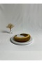 Mustard Yellow Thick Curved Velvet Crown Hair Band - 2
