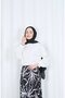 Skirt Patterned Pleated Shirt Suit Black Hnt8534 - 8