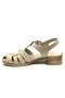 Turito Genuine Leather Comfort Orthopedic Women's Sandals Beige - 4