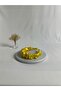 Yellow Ruched Satin Crown Hair Band - 3