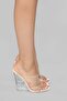 Transparent Platform Sole Slipper - 2