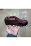 Women's Inside-Outside H Genuine Leather O Orthopedic Ç Reversible Elastic K Non-Slip m Transitional Claret Red Mother Shoes - 3