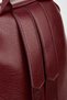 Women's Penguin Claret Red 2 Compartments 2 Sides Pocketed Faux Leather Zipper Closure Travel & Daily Use Backpack - 6
