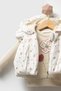 Baby Girl Concept Newborn Holiday Set Boneli Hooded Vest Set 4-Piece Baby Set - 3