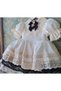 Cotton Piece Fluffy Eyelet Embroidery Piece Dress - 3