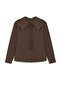 Apron Collared Shirt Brown